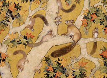 Detail from the painting &amp;quot;Squirrels in a Plane Tree&amp;quot;